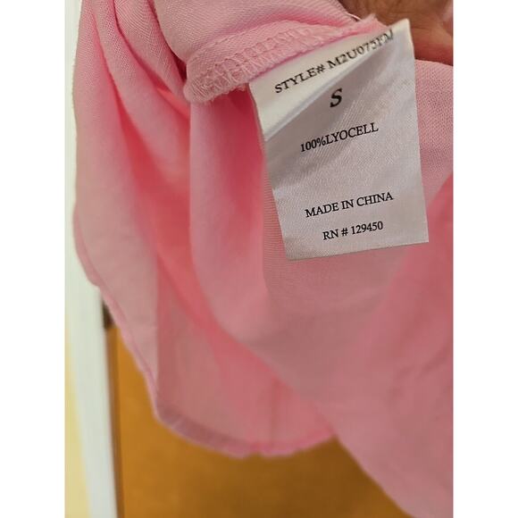 Ecothreads Womens Short Sleeve T Shirt Linen Feel Size Small- New - Picture 4 of 5